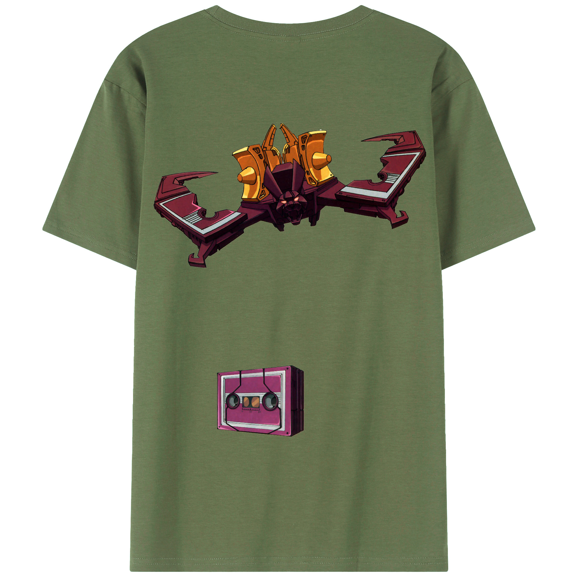 （画像用）  綿100％ メンズ半袖Tシャツ（バックプリント） 通気性
